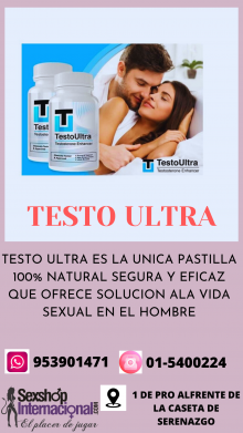 TESTO ULTRA POTENCIADOR SEXUAL